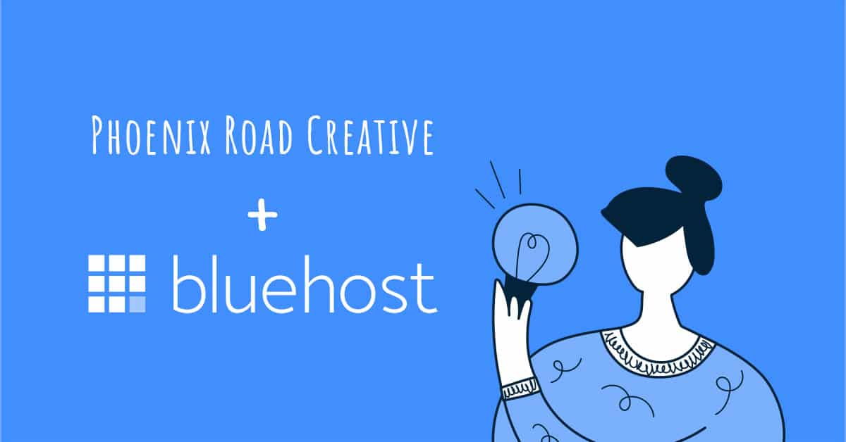 Website Hosting with Phoenix Road Creative & Bluehost